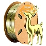 ERYONE Ultra Silk PLA Filament for 3D Printer, 1.75mm +/- 0.03mm, 1kg (2.2LBS)/Spool, Ultra Silk Bronze